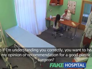 FakeHospital Doctor sexually sets patients fears to rest that her tits