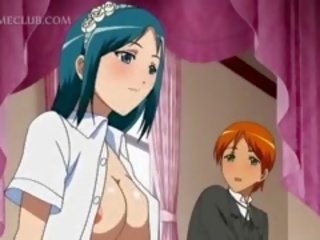 Anime Tit Job In Close-up With Busty Excited Teeny