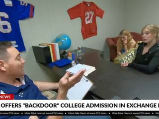 FCK News - Teen has dirty clip with Coach to get into College
