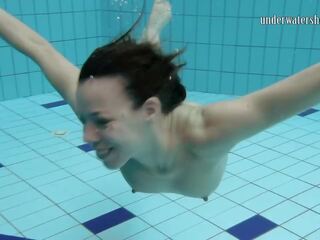 In the water Russian woman Gazel finds her rhythm