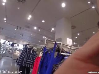 Public Sex in Shopping Mall - little Caprice