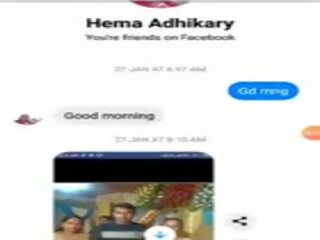 Facebookhot aunty hema movs her mudo body in facebook call