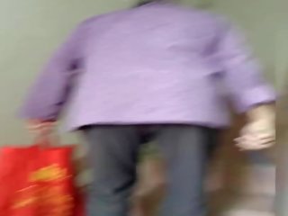 Pēc mans ķīnieši vecmāmiņa mājas līdz jāšanās viņai: bezmaksas pieaugušais video f6