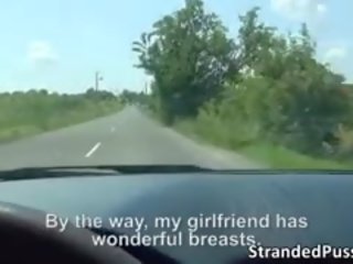Horny Hitchhiking Couple Enjoys Hot Sex
