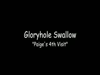 Gloryholeswallow proxy paige 4th návšteva