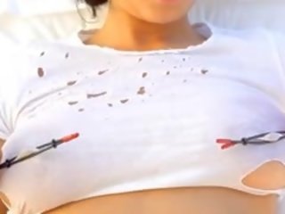 Busty Model Torturing Her Nipples