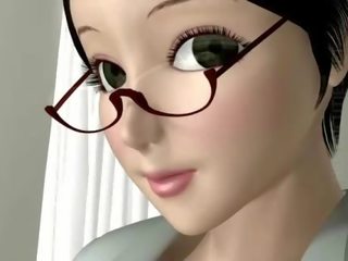 Malibog tatlong-dimensiyonal anime madre pagsuso titi
