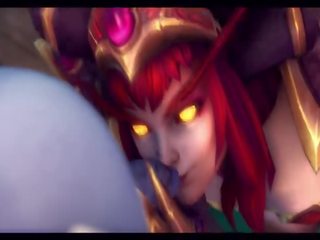 Warcraft: ji kraljica s greatb8sfm (futa, zvok)
