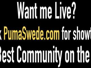 Dögös szőke bombázó puma svéd jelentkeznek punci szar szabadban