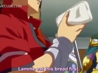 Rinnakas 3d anime hottie ratsutamine starving munn koos iha