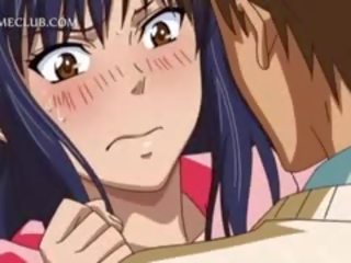 Nastolatka 3d anime hottie dostaje ostro pieprzony w zbliżeniu