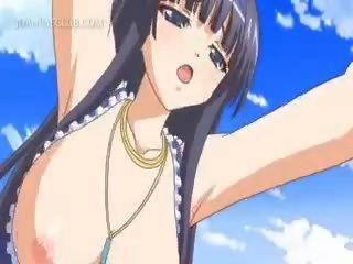 Õues hardcore kuradi stseen koos anime teismeline seks nukk